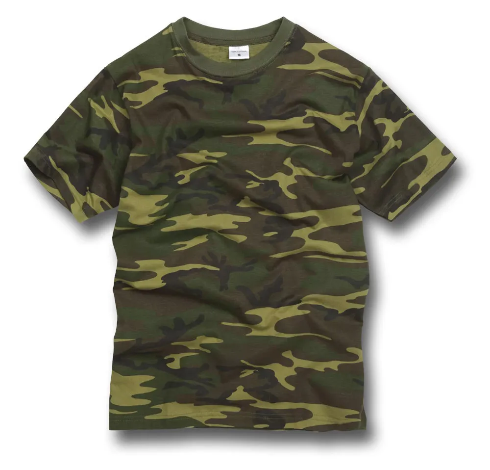 100% COTTON CAMMO T-SHIRT