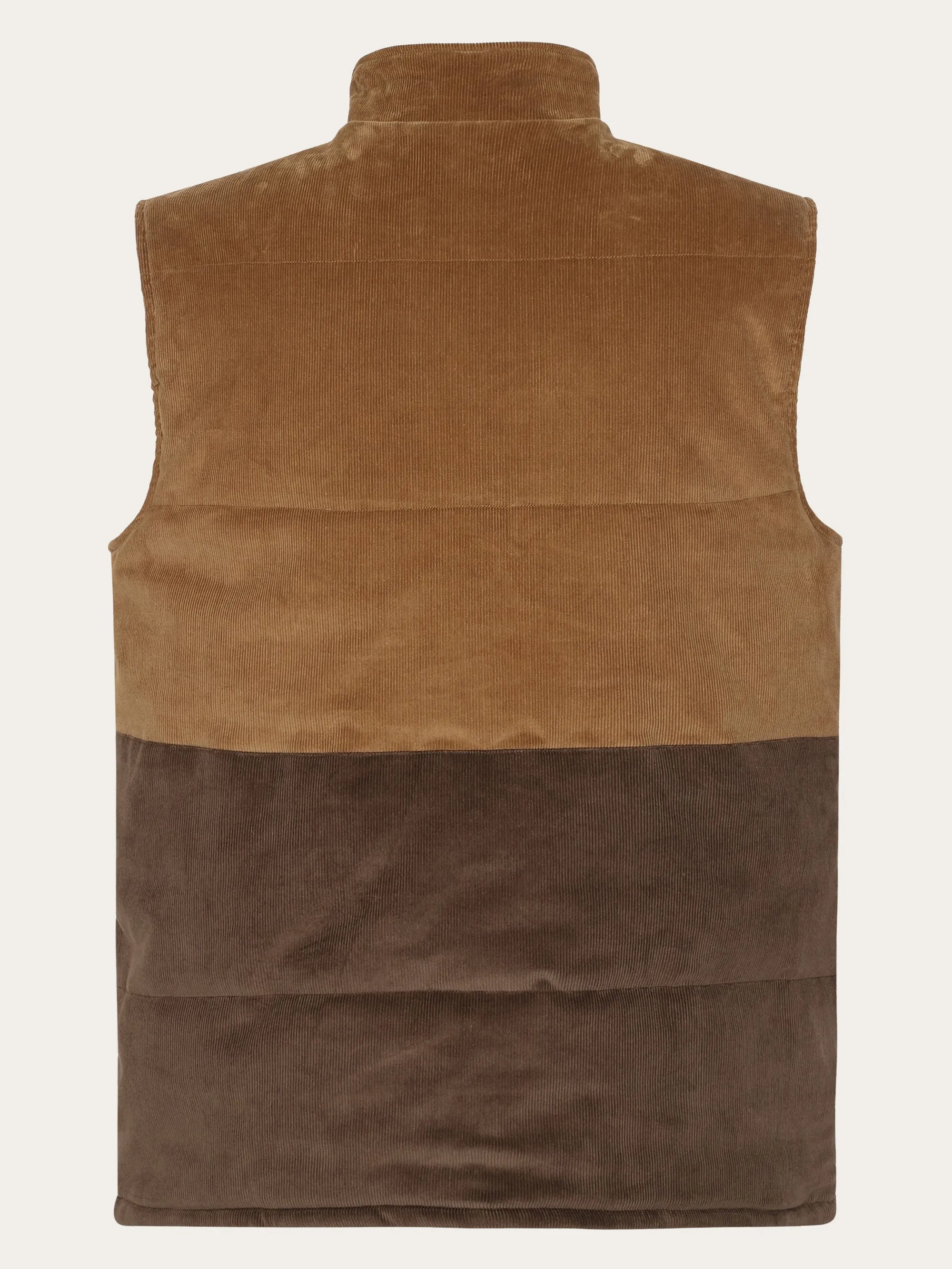 14-wales corduroy colorblock vest - GRS/Vegan - Dachshund