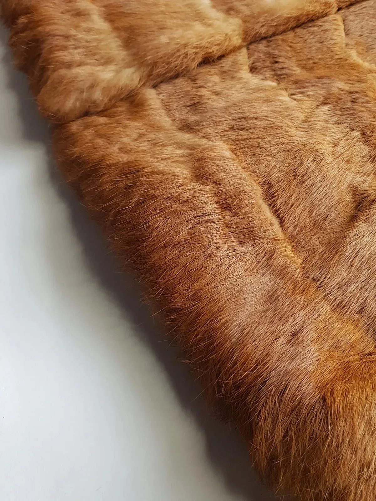 1960s Vintage Caramel Rabbit Fur Coat - Rich Golden Caramel - Absolutely Gorgeous - Soft & Dreamy - Long Length