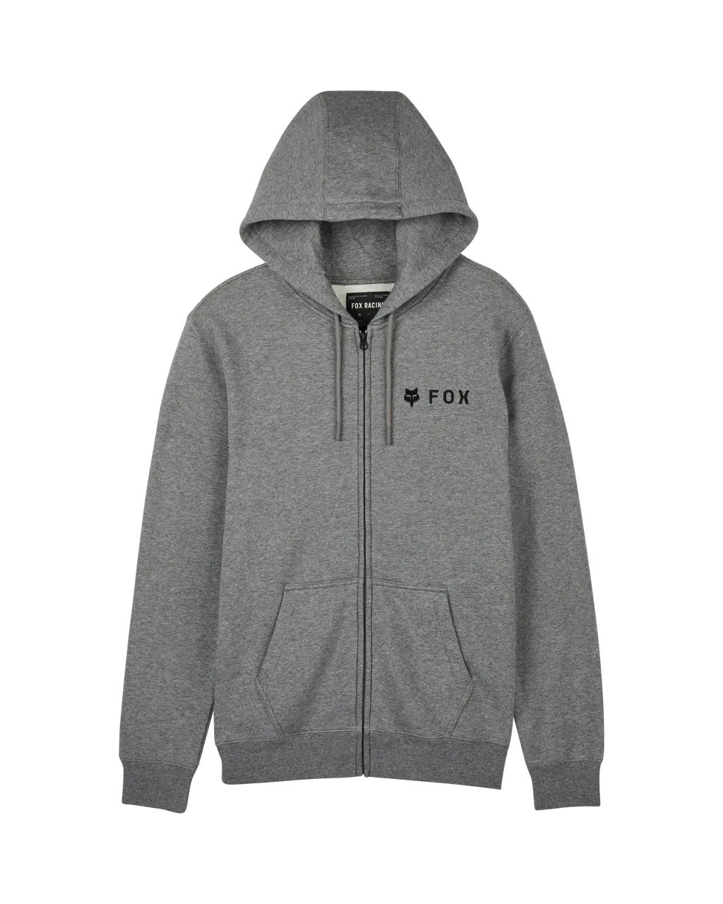 Absolute Fleece Zip Hoodie in Heather Graphite