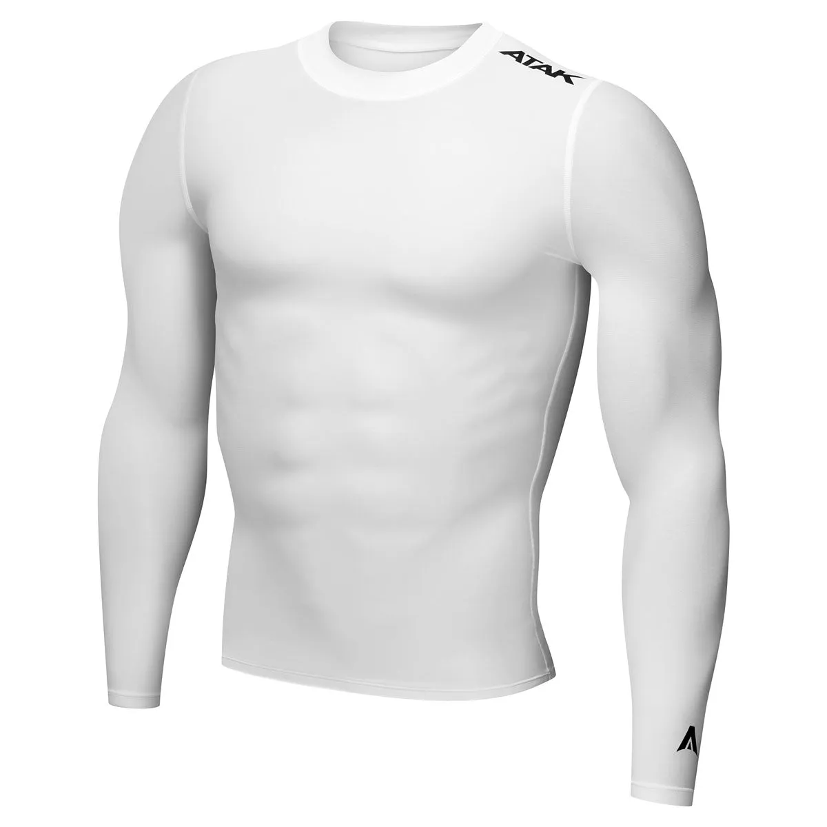 Atak Compression Recovery Long Sleeve Top - Adult - White