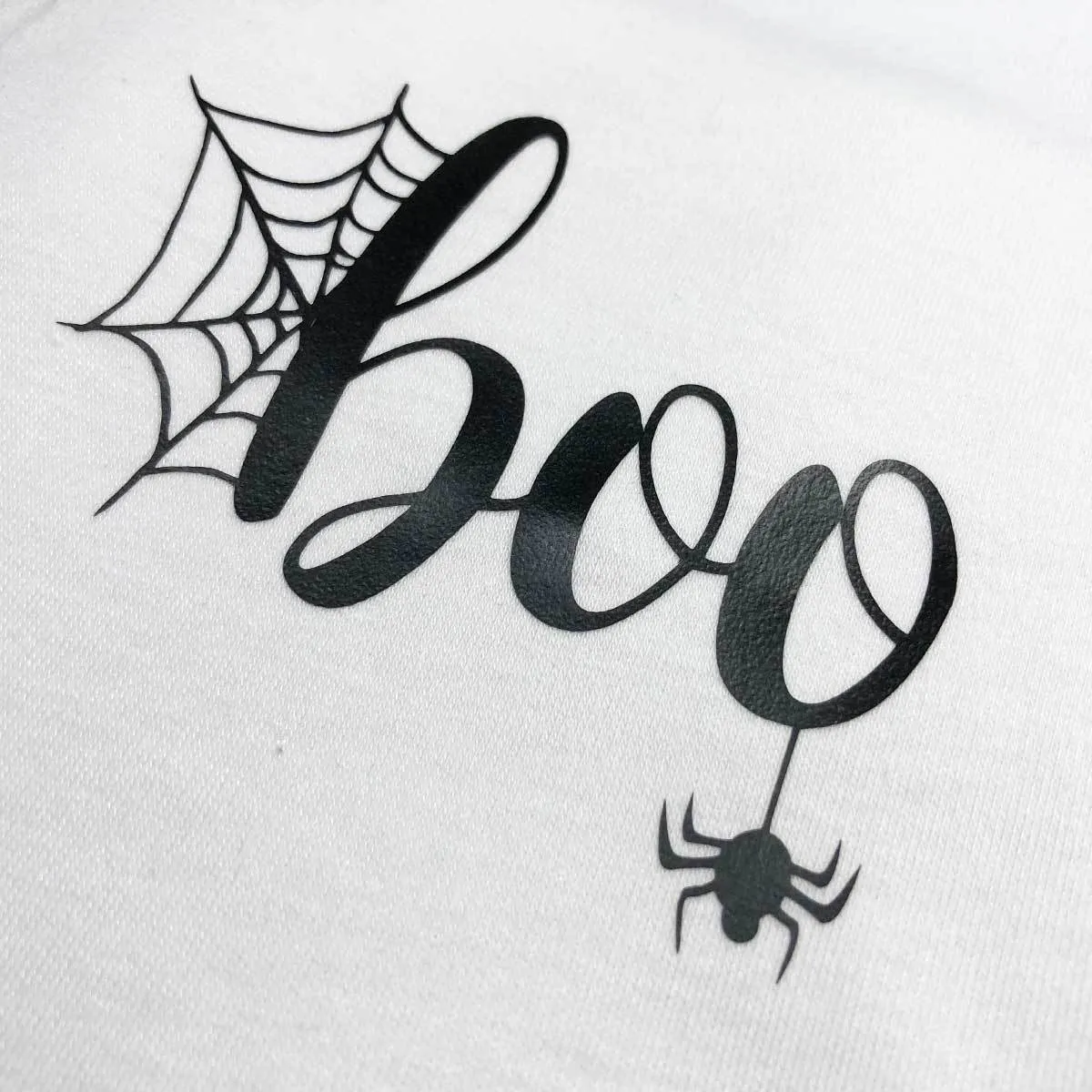 BOO Halloween Dog Shirt White