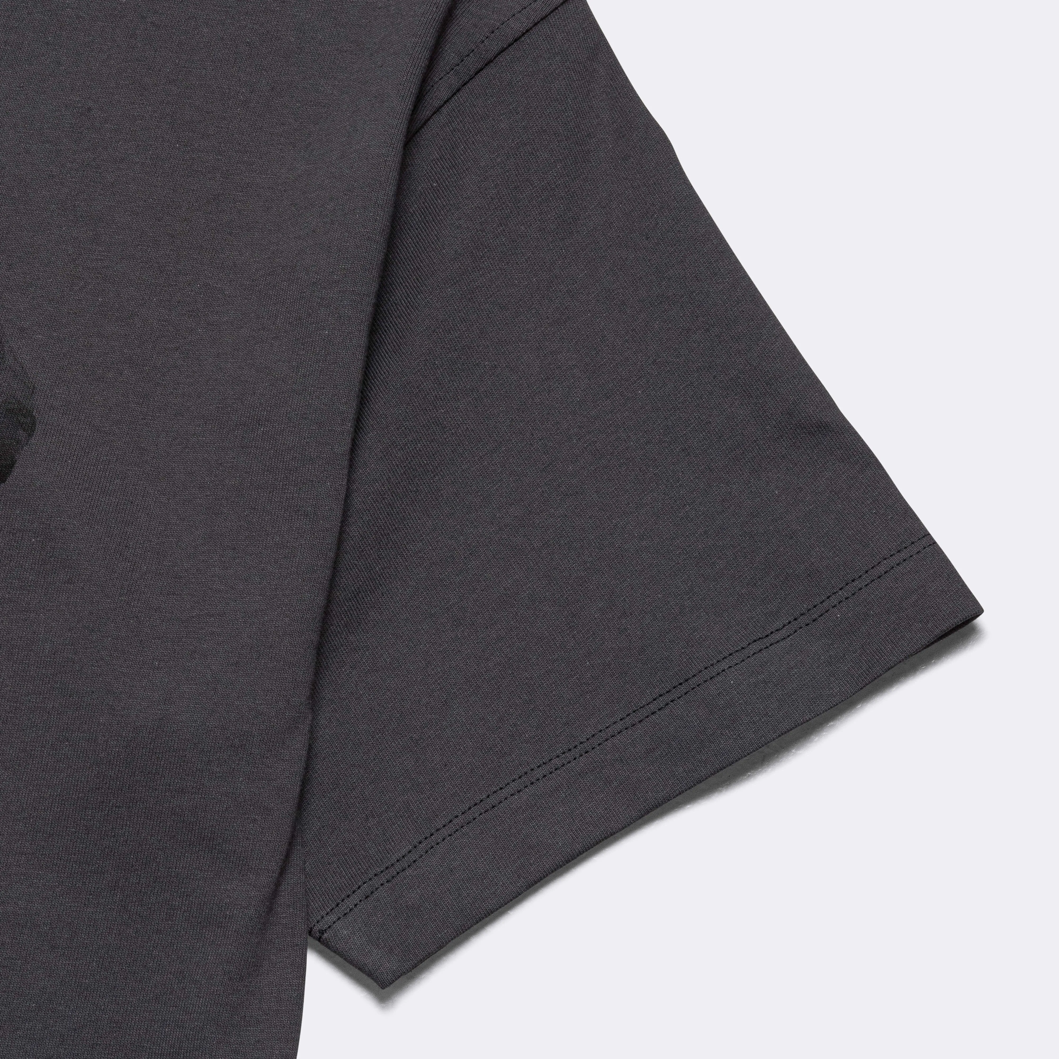 Boulder Print SS T-Shirt - Anthracite