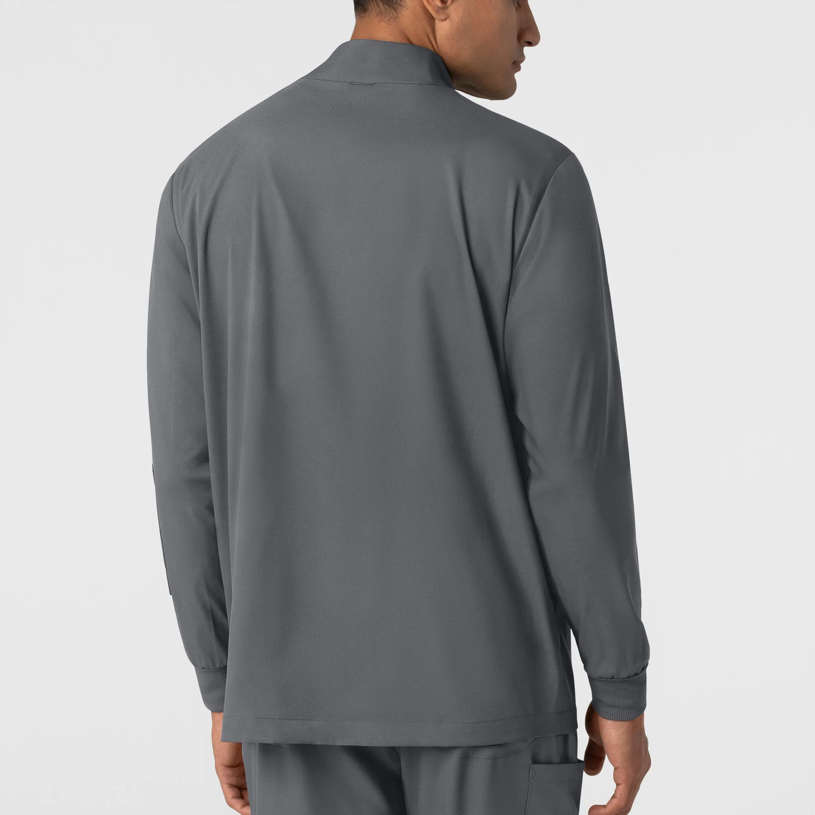 Boundless Men's Warm Up Scrub Jacket - Pewter