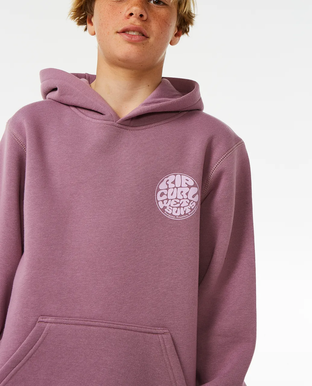 Boys Wetsuit Icon Hoodie in Dusty Purple