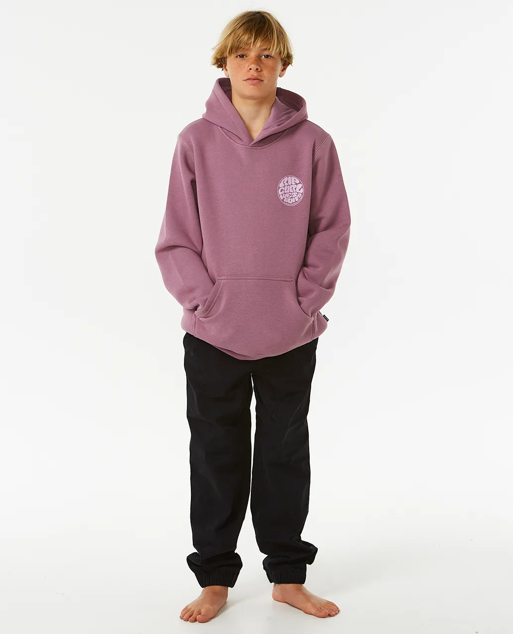 Boys Wetsuit Icon Hoodie in Dusty Purple