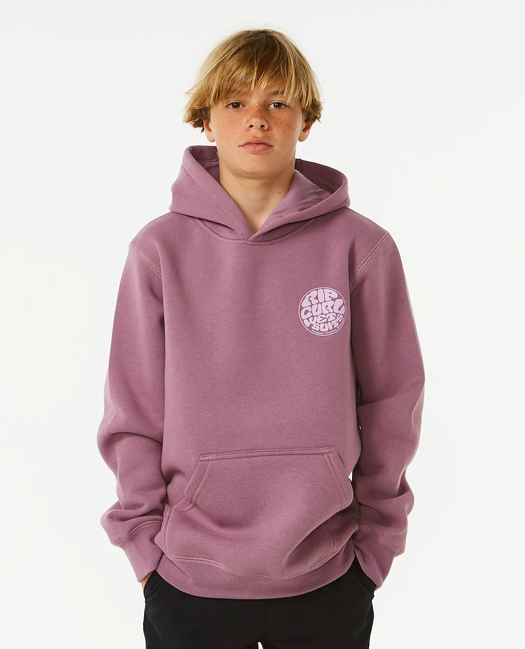 Boys Wetsuit Icon Hoodie in Dusty Purple