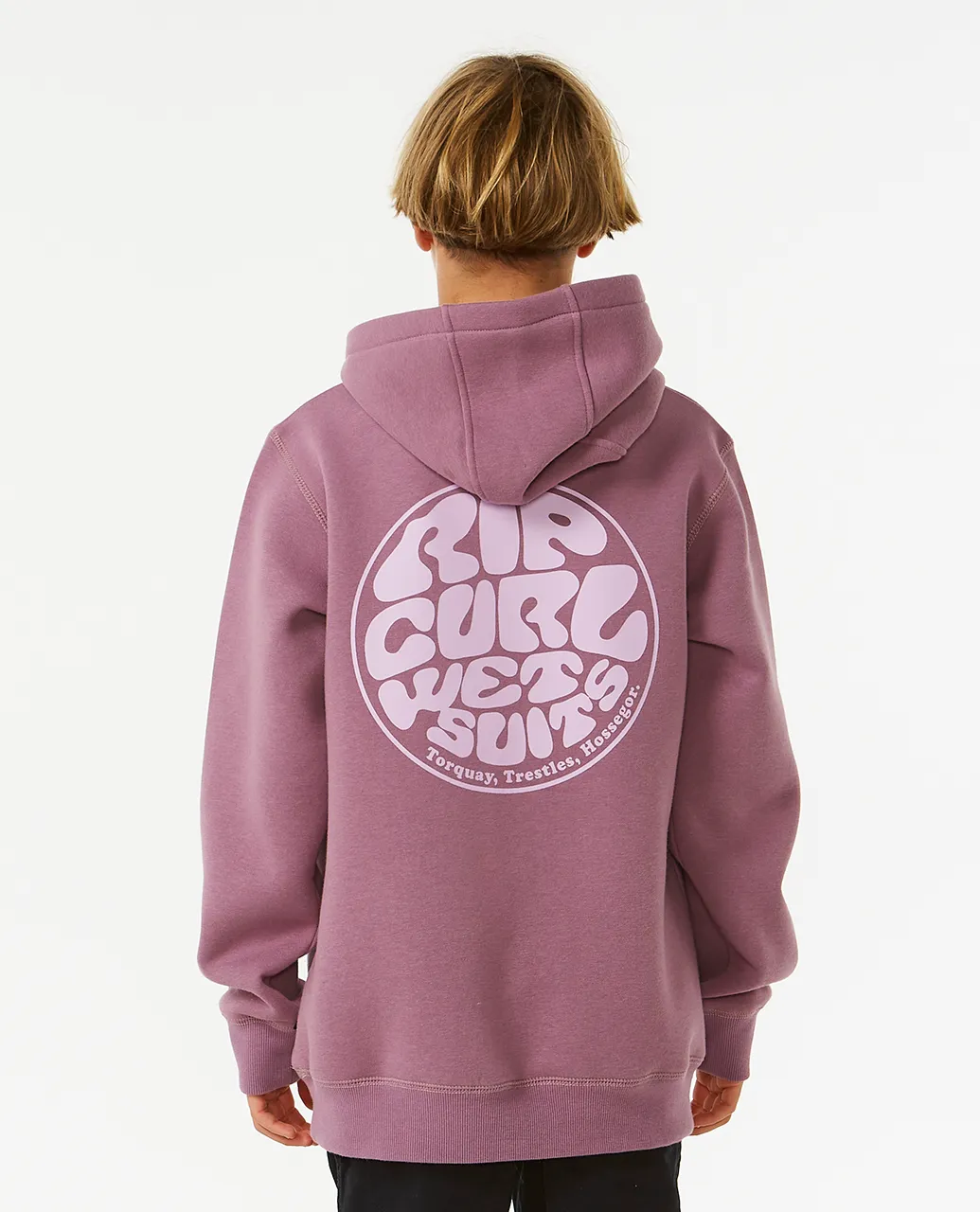 Boys Wetsuit Icon Hoodie in Dusty Purple