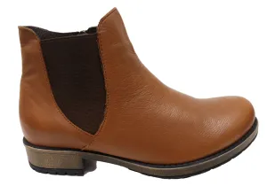 Cabello Comfort Hallie Womens European Comfortable Leather Ankle Boots