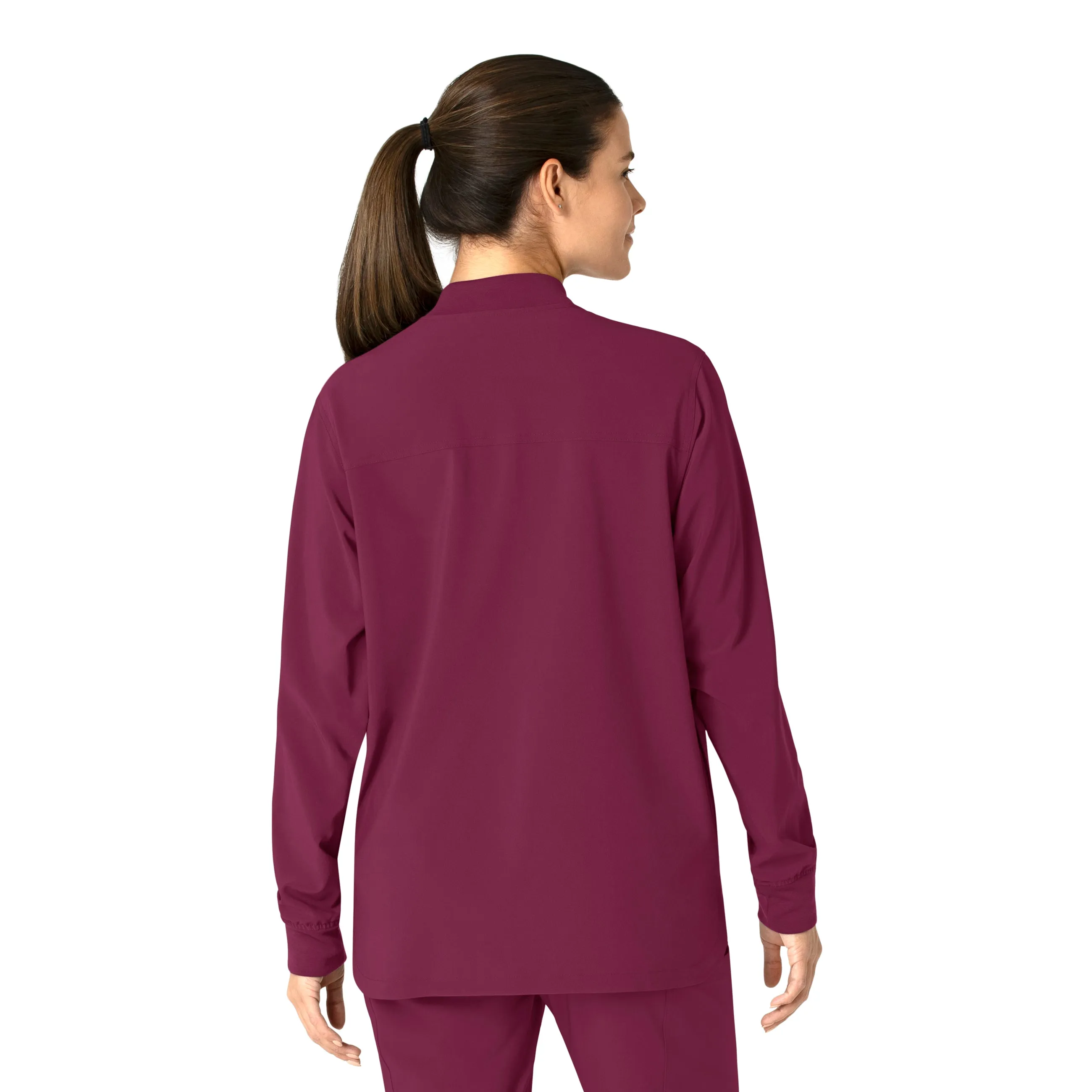 Carhartt Force Cross-Flex Women's Shirt Jacket - Wine