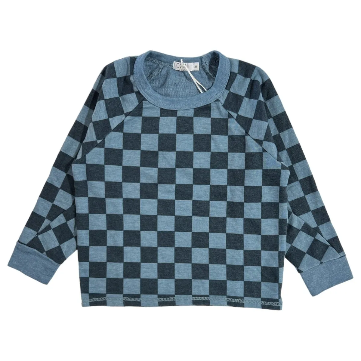 CHECKERED SWEATSHIRT