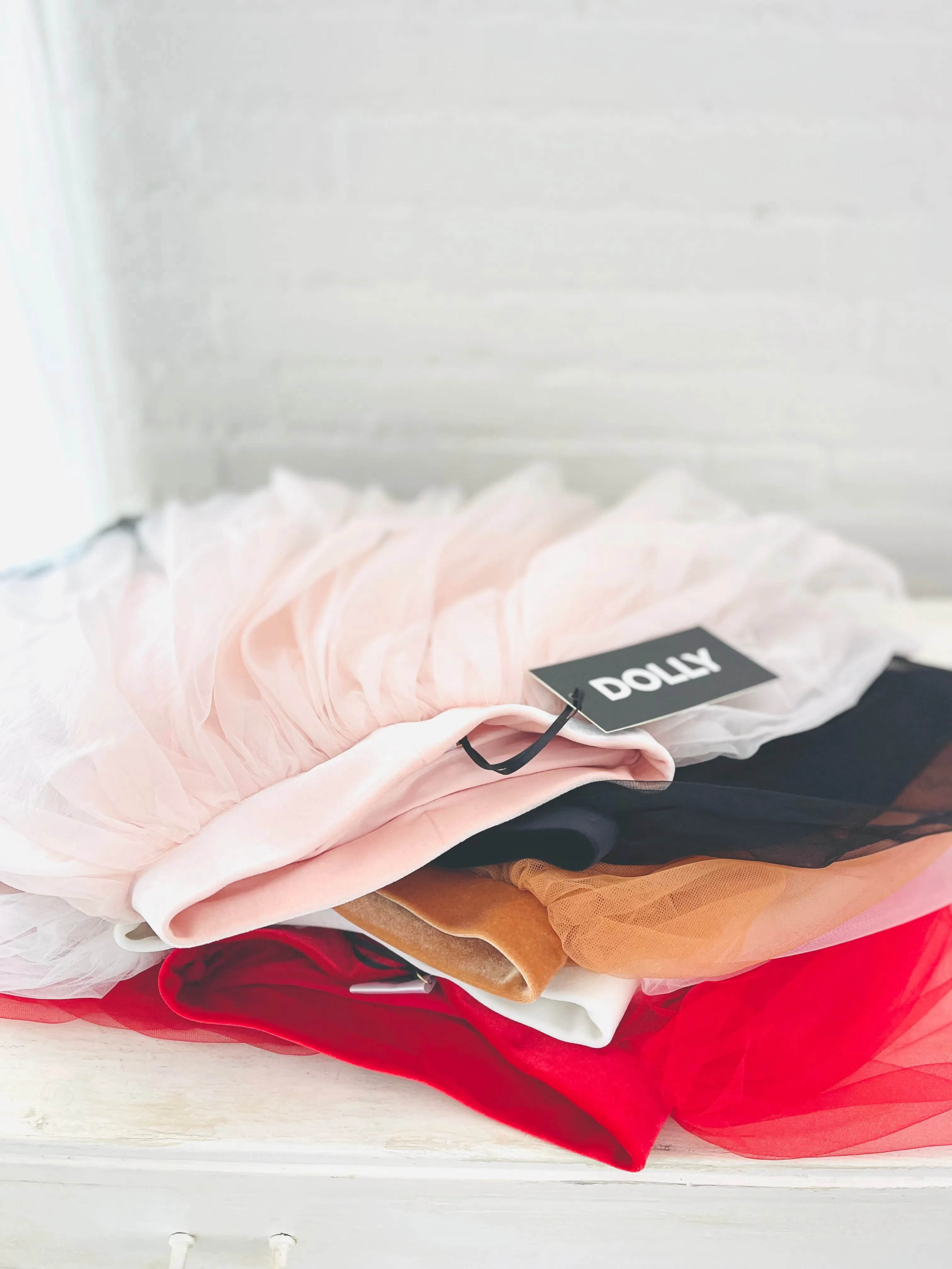 DOLLY CLASSIC TUTU WITH VELVET WAIST pink