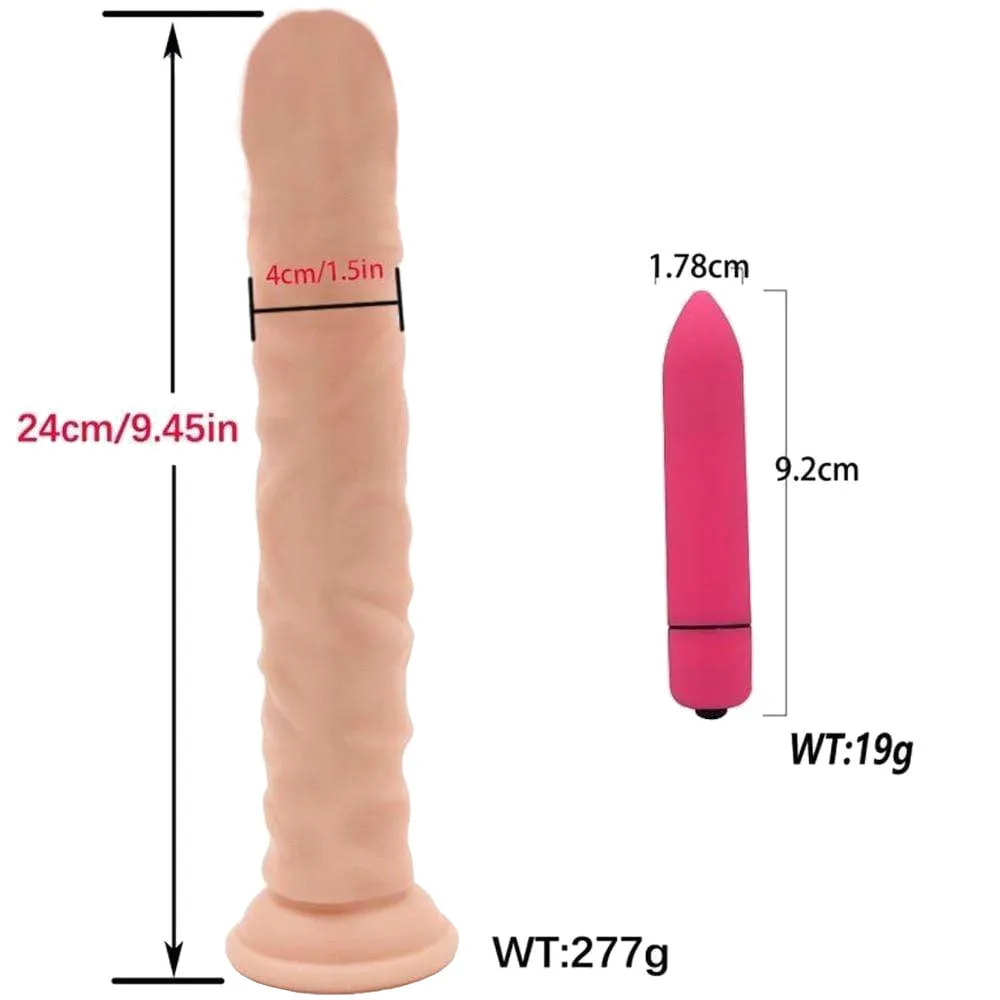 Flexible Realistic Anal Suction Cup Dildo