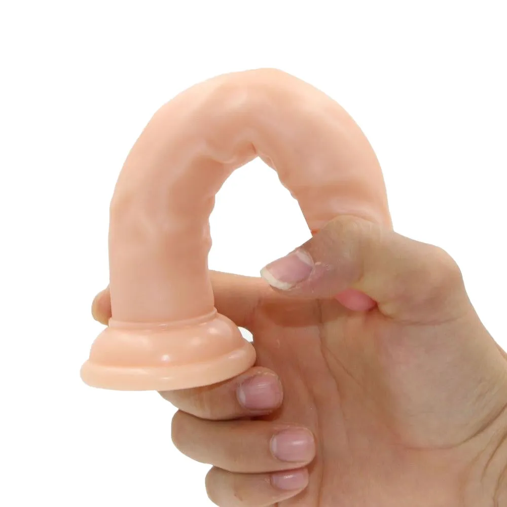 Flexible Realistic Anal Suction Cup Dildo