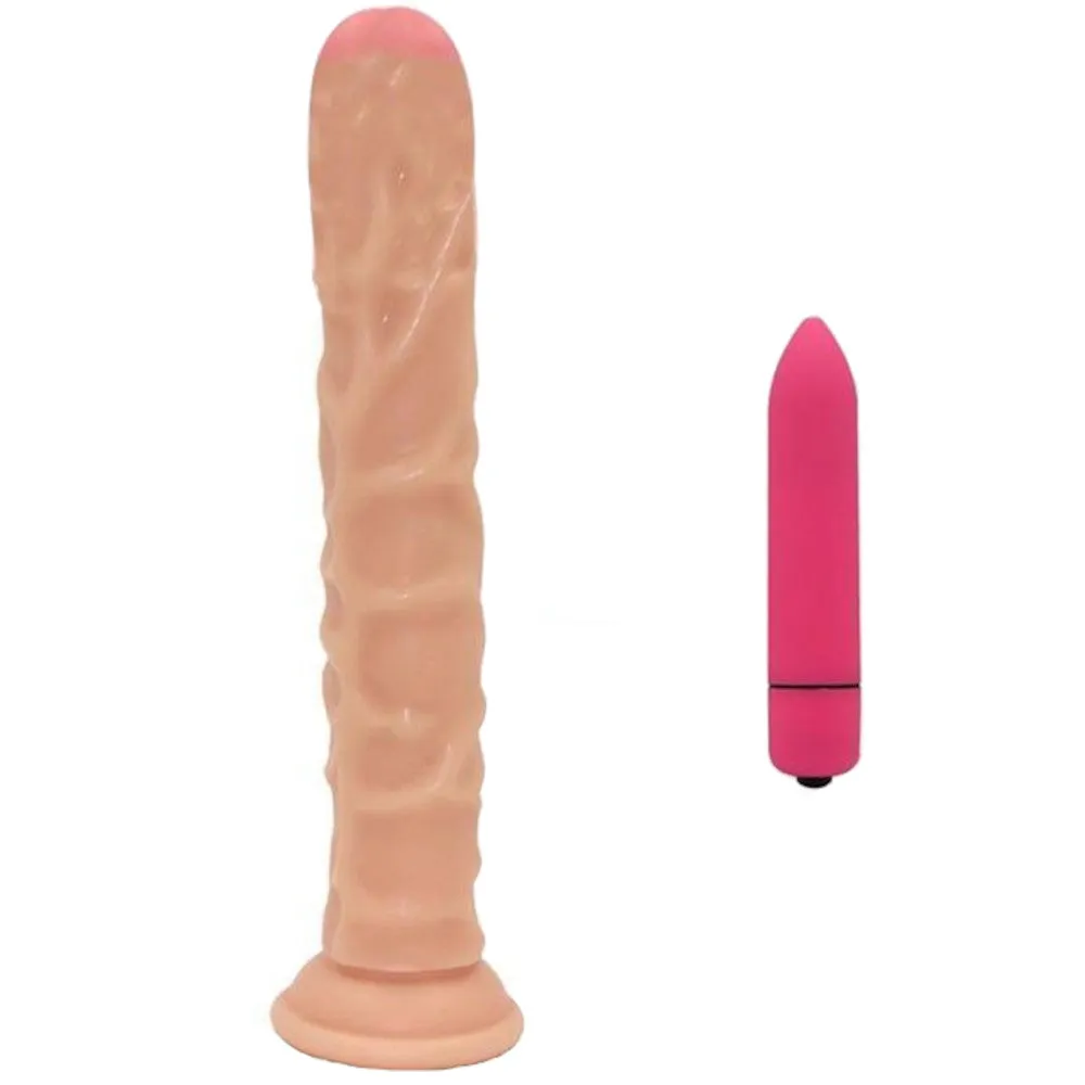 Flexible Realistic Anal Suction Cup Dildo