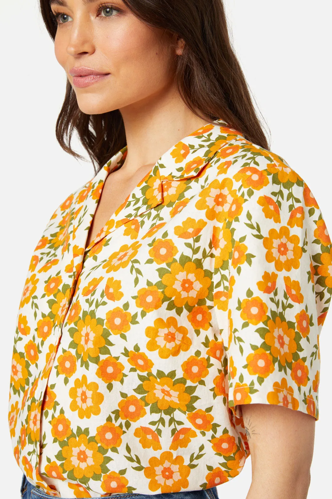 Folk Floral Shirt