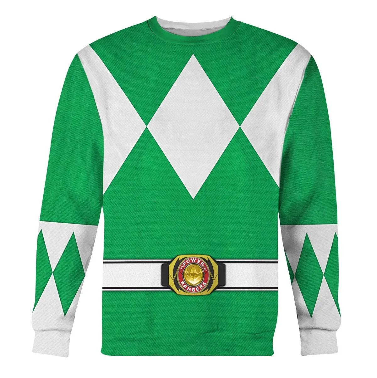 Green Ranger Mighty Morphin Hoodies Sweatshirt T-shirt Hawaiian Tracksuit