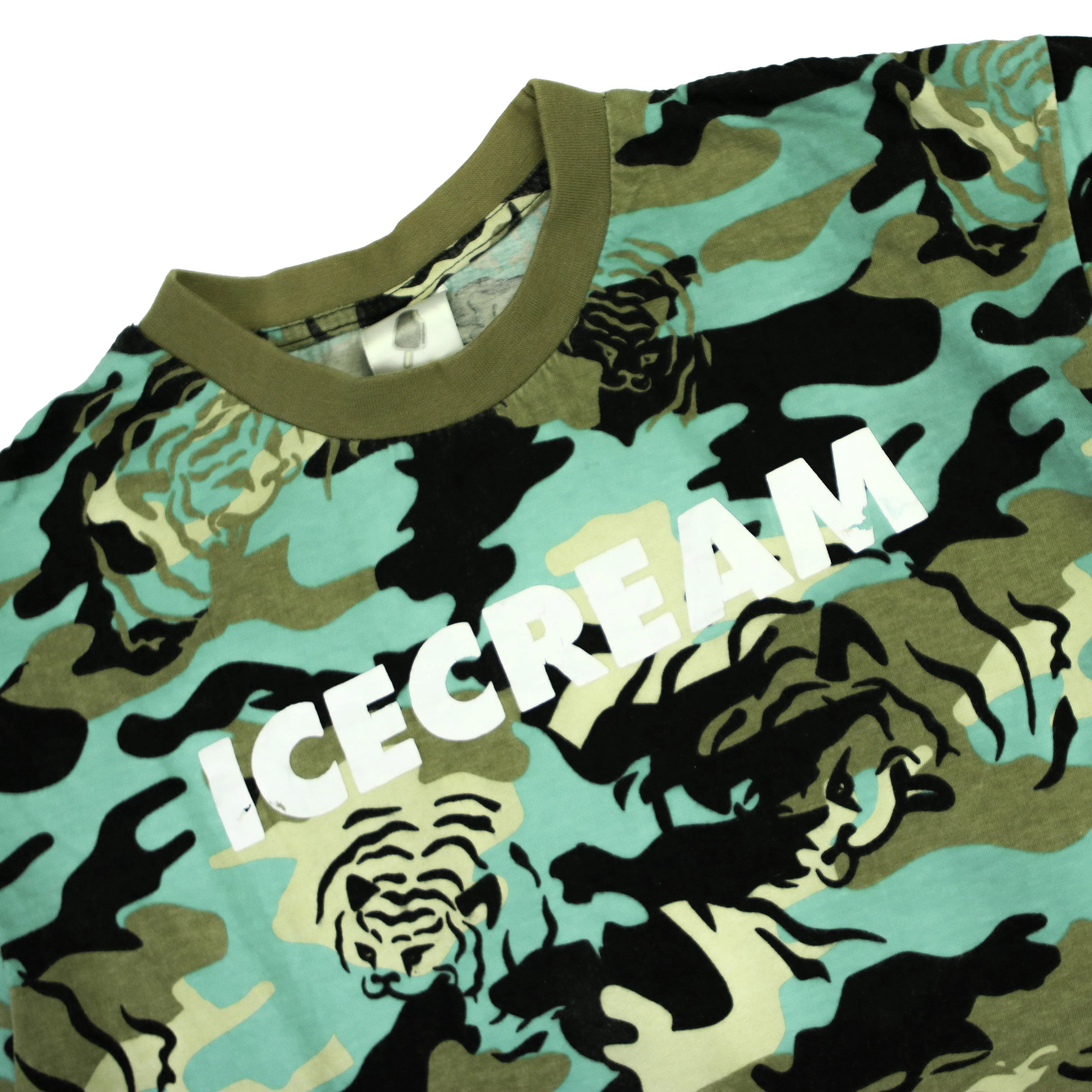 ICE CREAM TIGER CAMO TEE  (M)