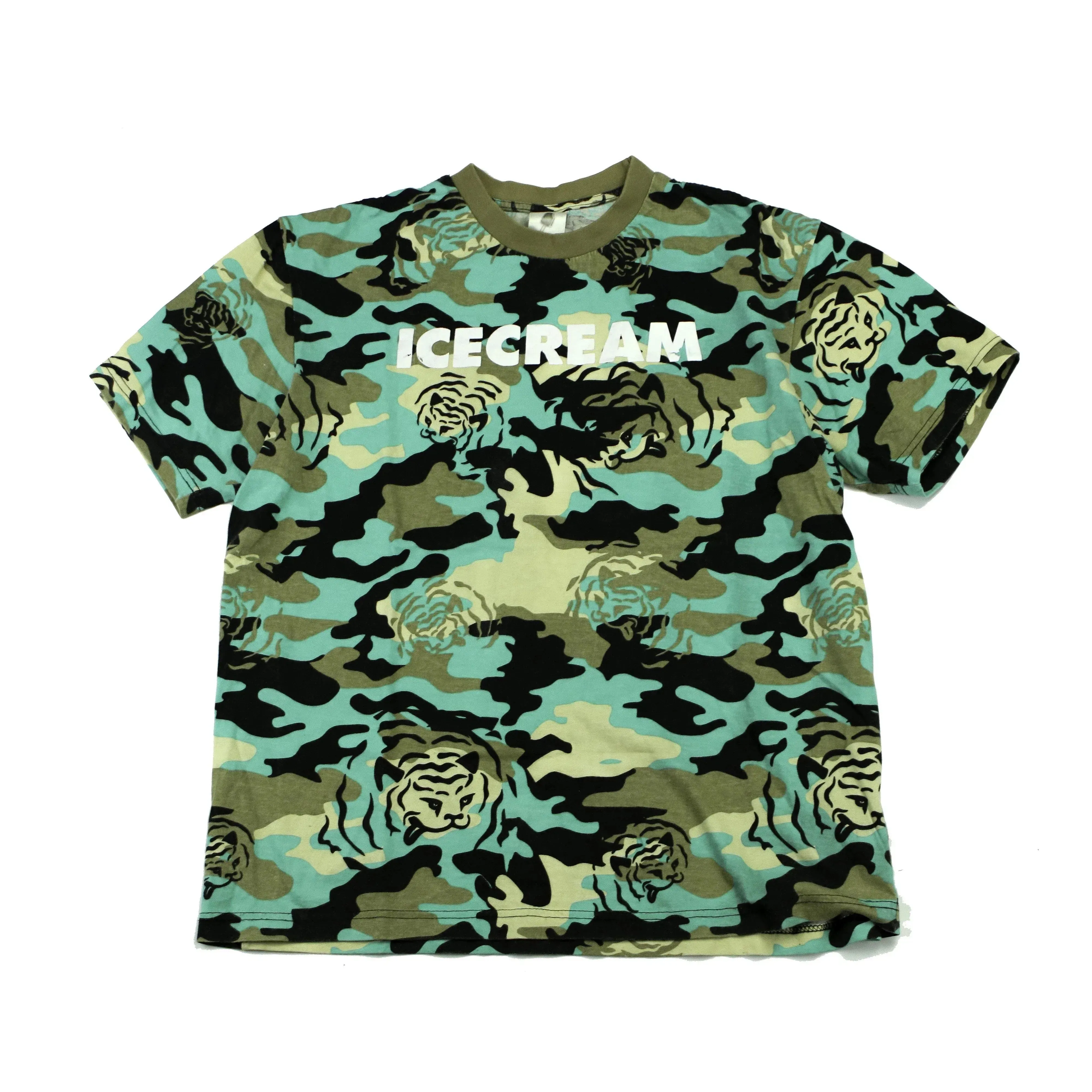 ICE CREAM TIGER CAMO TEE  (M)