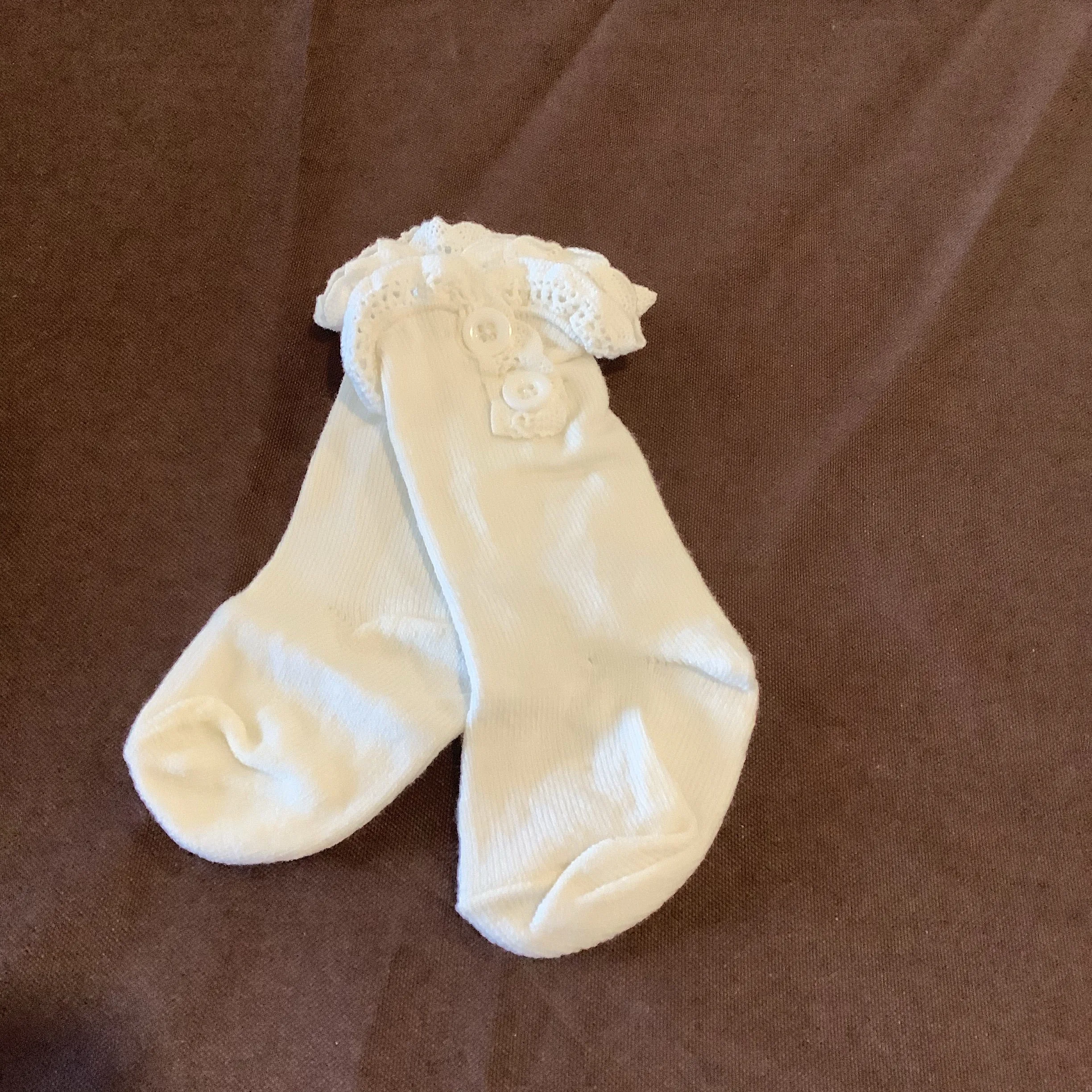 Infant Lace Boot Socks | Baby Deer