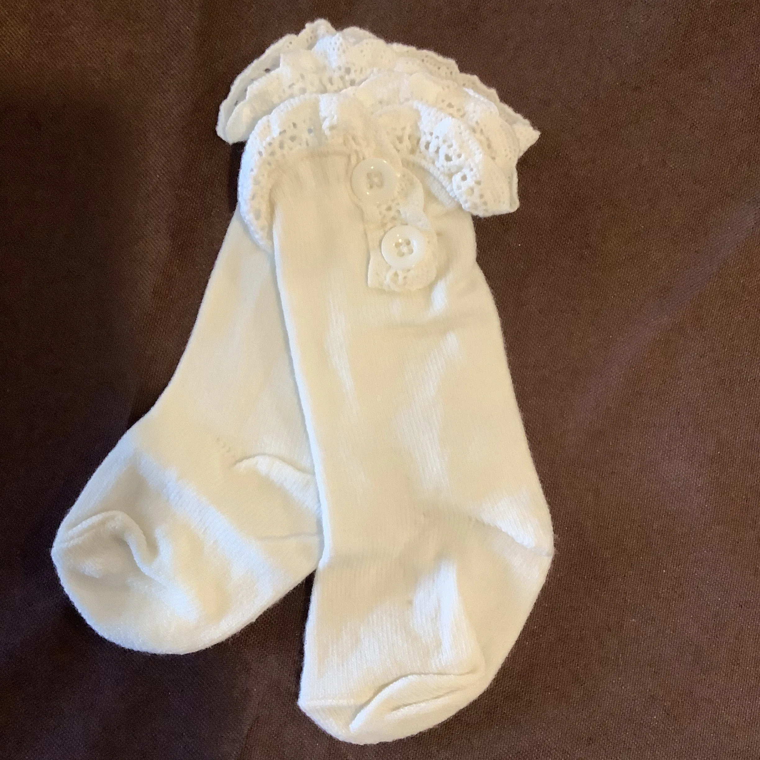 Infant Lace Boot Socks | Baby Deer