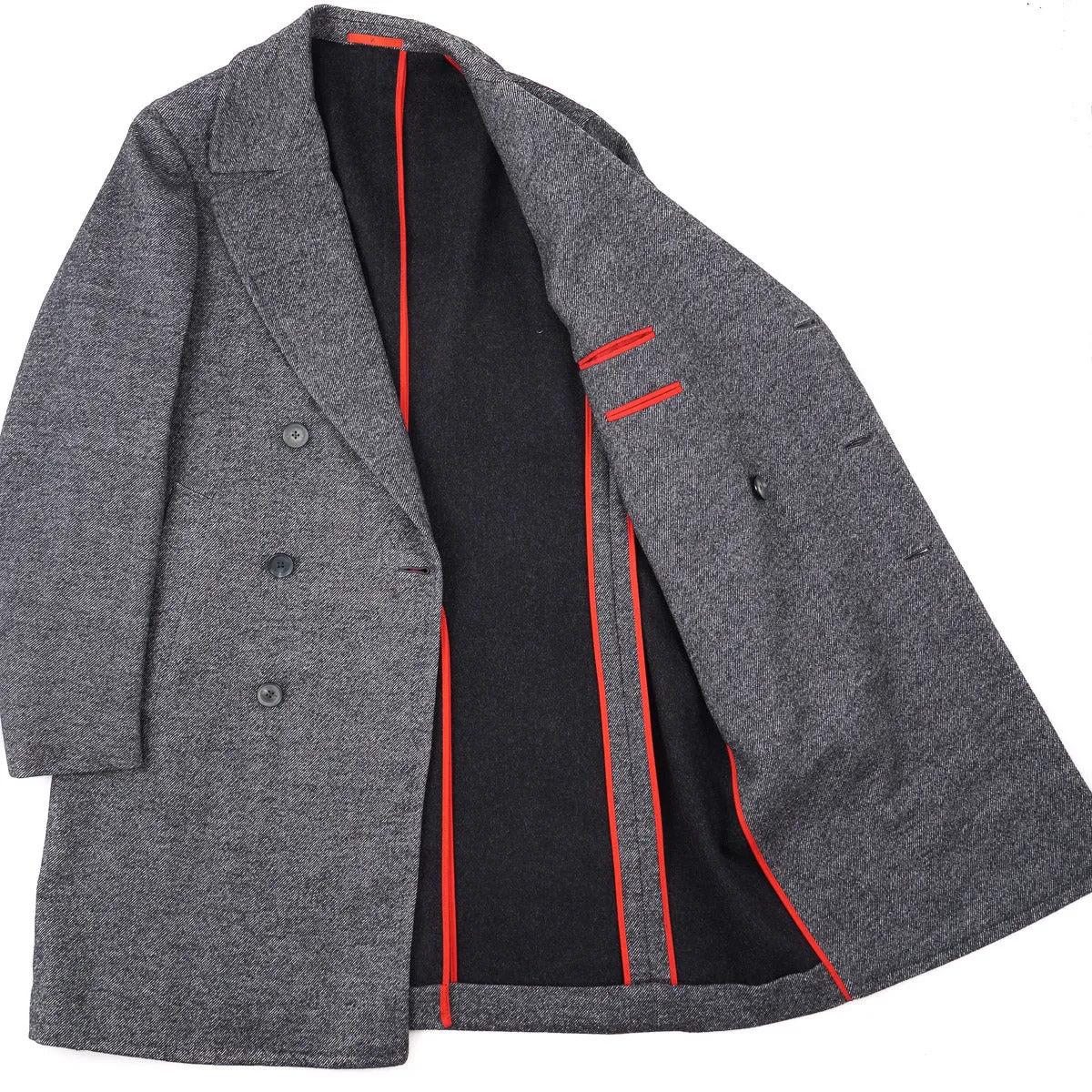 Isaia 'Marshall' Soft Wool Overcoat