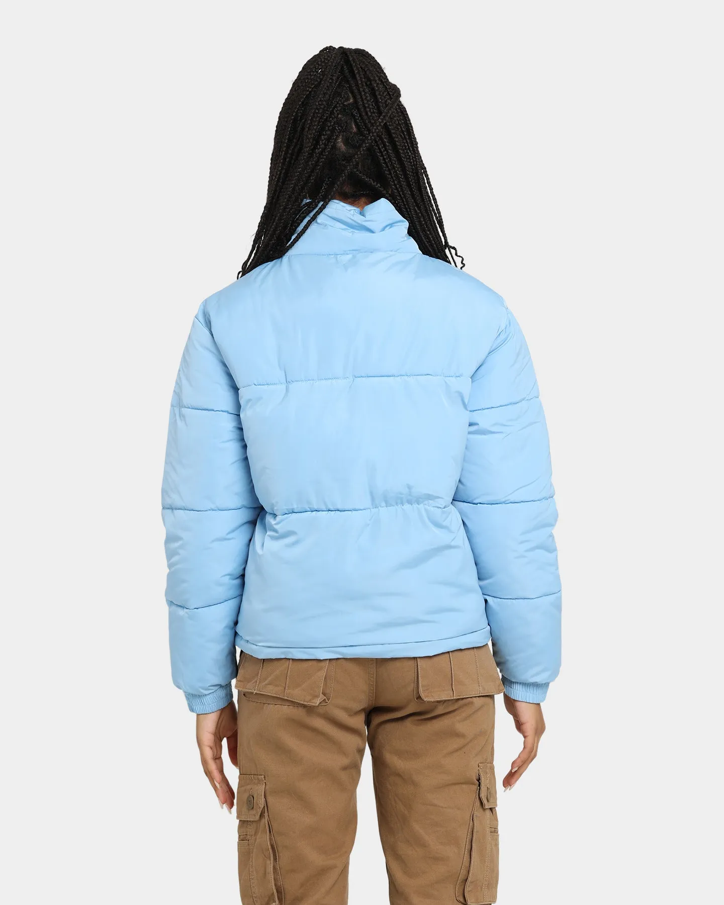 Karl Kani Women's Retro Reversible Puffer Jacket Blue/Brown