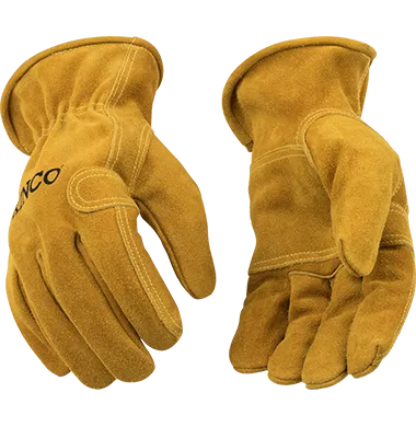 Kinco Hi-Vis Green Mesh & Grain Pigskin Palm 908 Medium