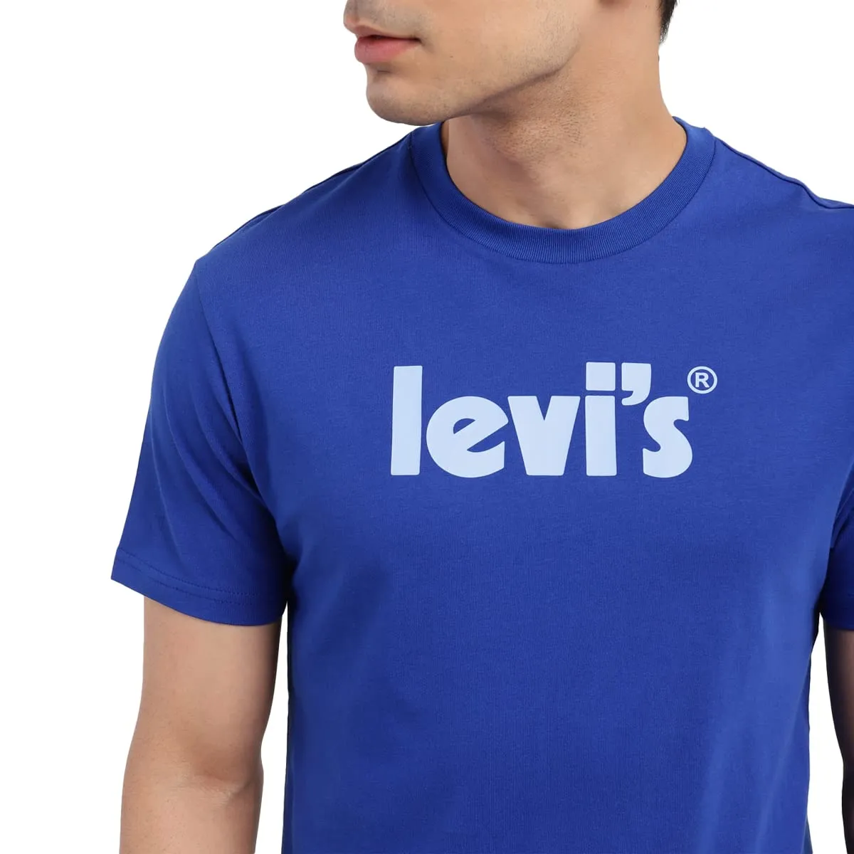 Levi's Men's Regular T-Shirt (16960-0647_Surf Blue S)