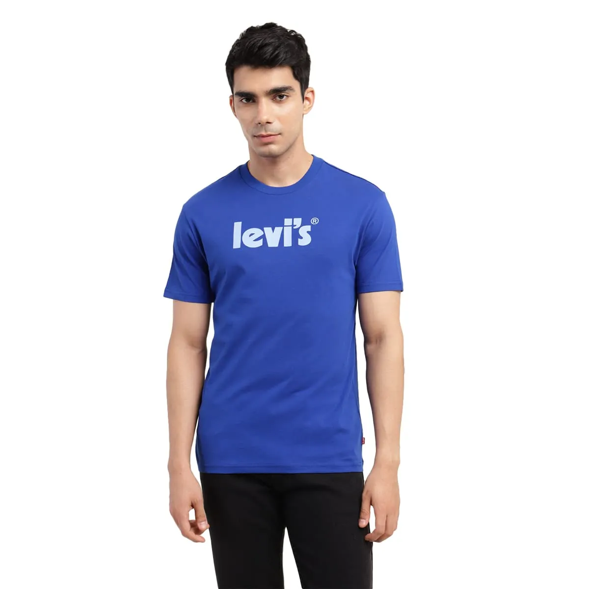 Levi's Men's Regular T-Shirt (16960-0647_Surf Blue S)