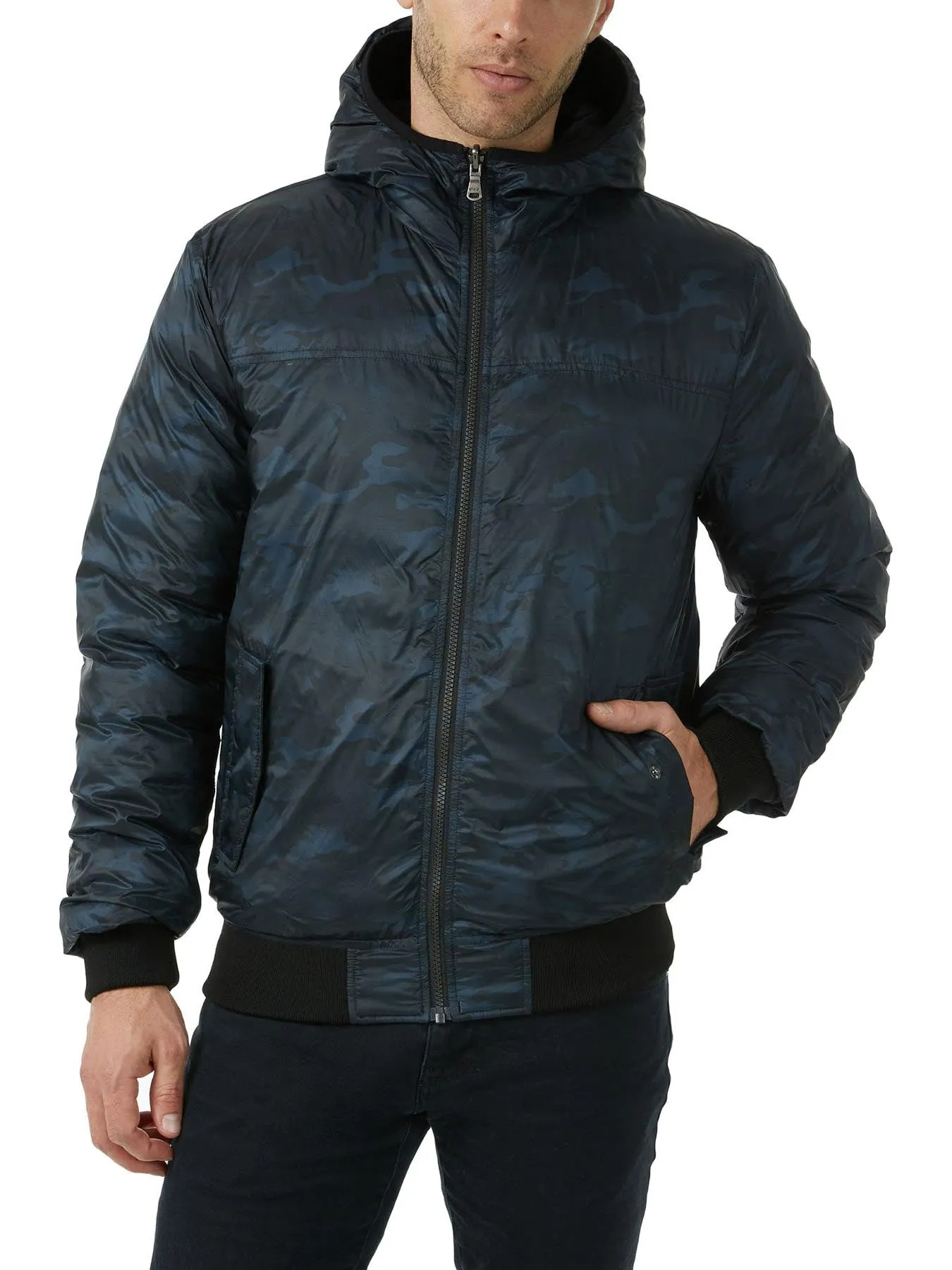 Maxwell Men's Lightweight Reversible Bomber