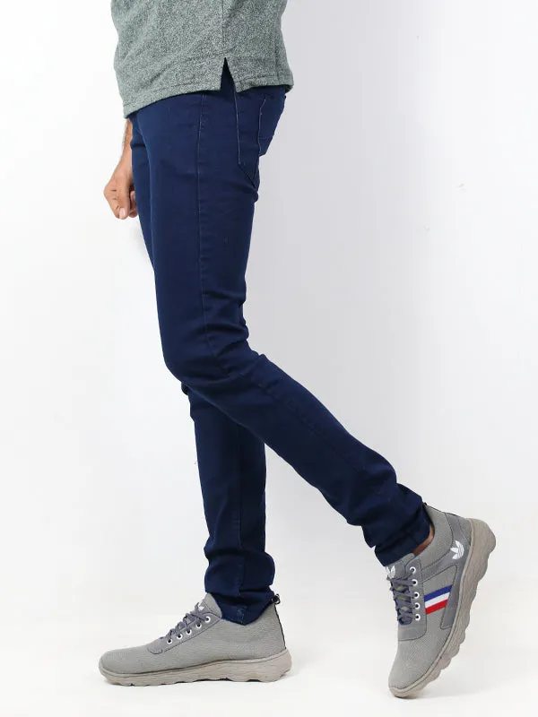 Men's Regular Fit Stretchable Denim Jeans Blue 98