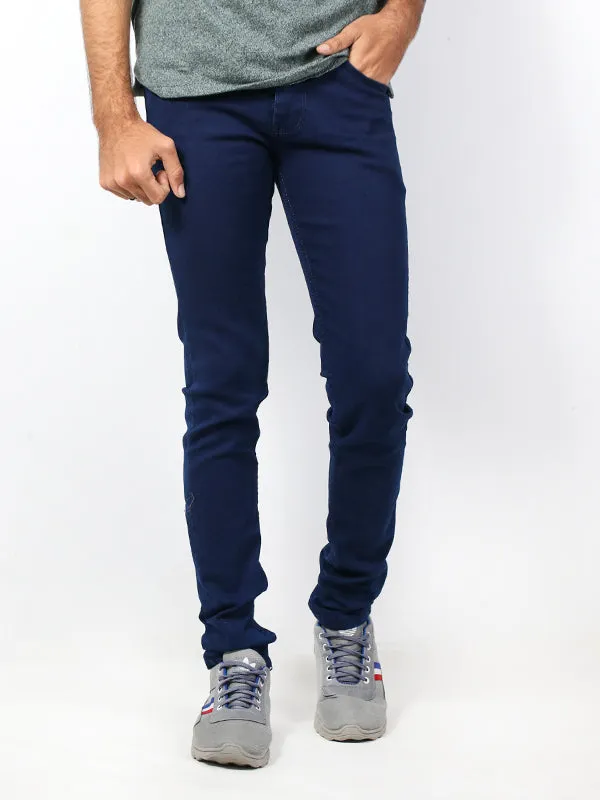 Men's Regular Fit Stretchable Denim Jeans Blue 98