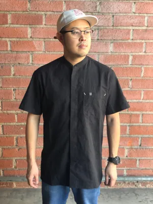 Metier Short-Sleeve Work Shirts - S - Black