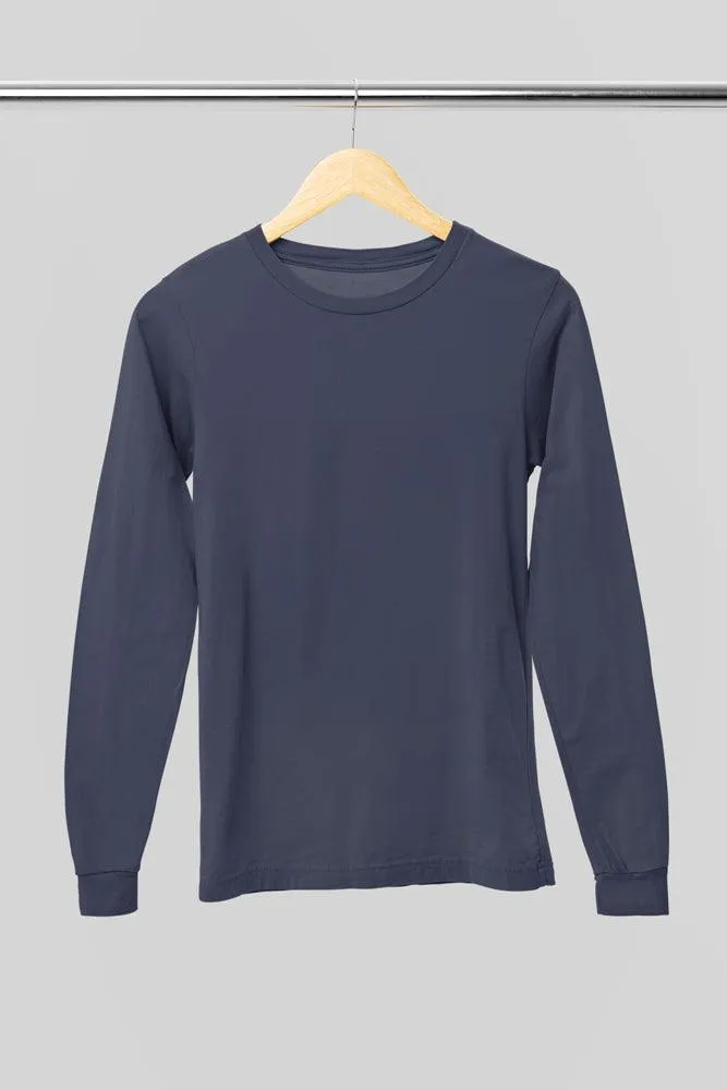 Pick Any 3: Unisex Cotton Full-sleeve T-Shirts