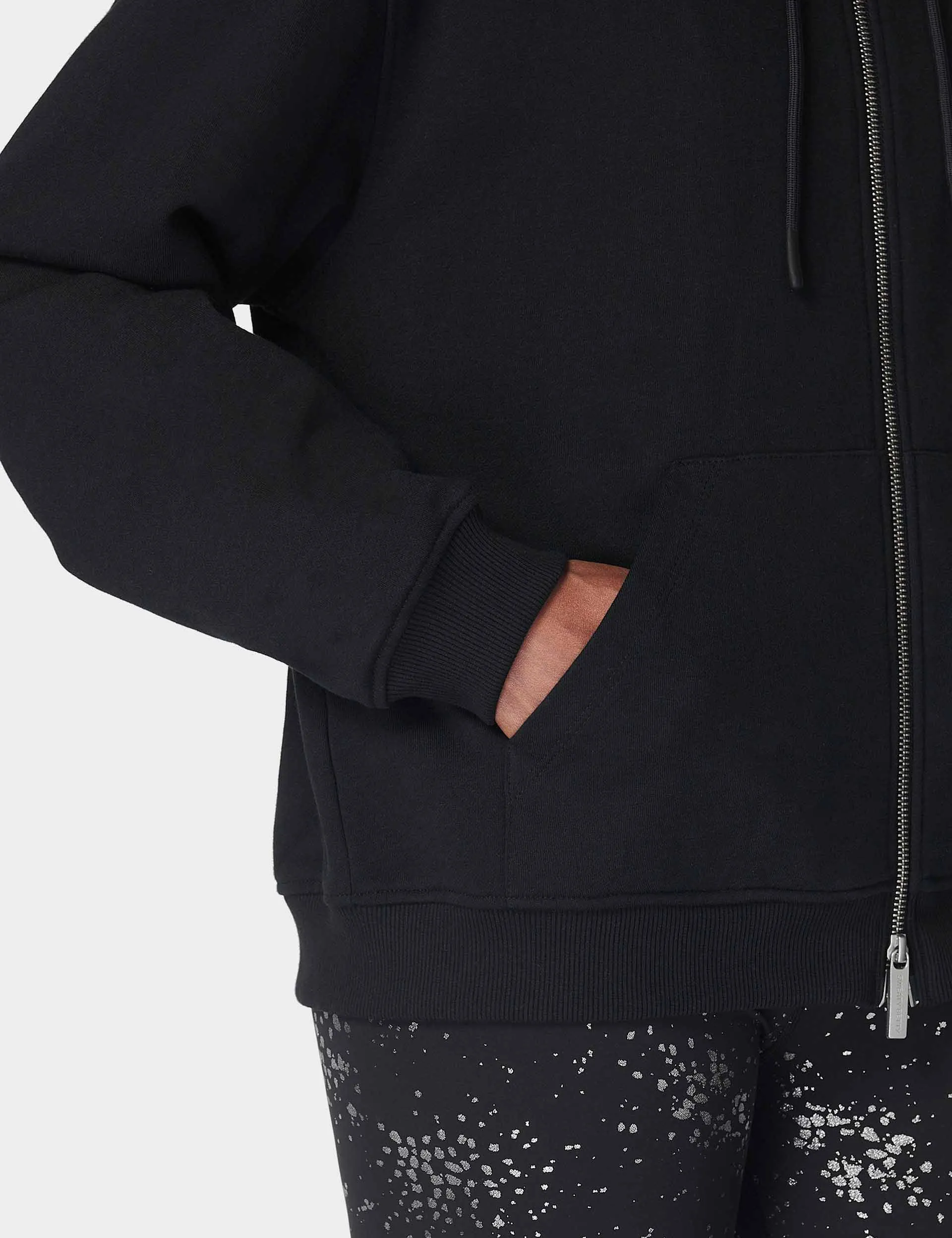 Revive Zip Through Hoody - Black