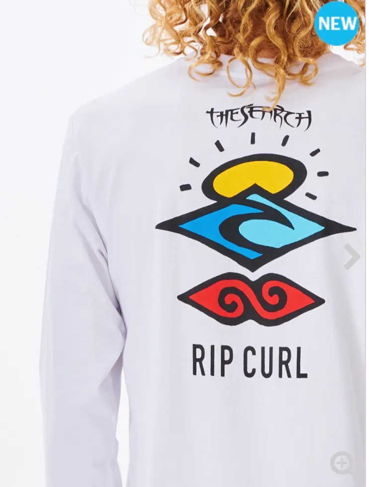 Ripcurl Search Icon Long Sleeve Tee