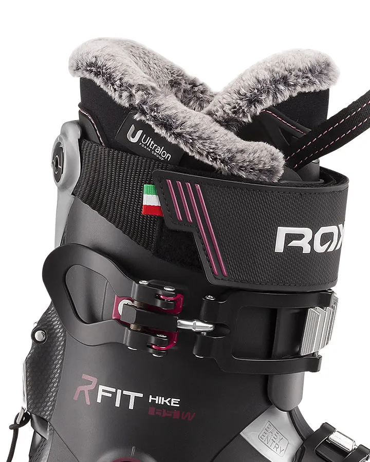 Roxa R-Fit W Hike 85 Women’s Ski Boots 2025 - Black/Plum | Versatile Hiking and Skiing Performance with Comfortable Fit