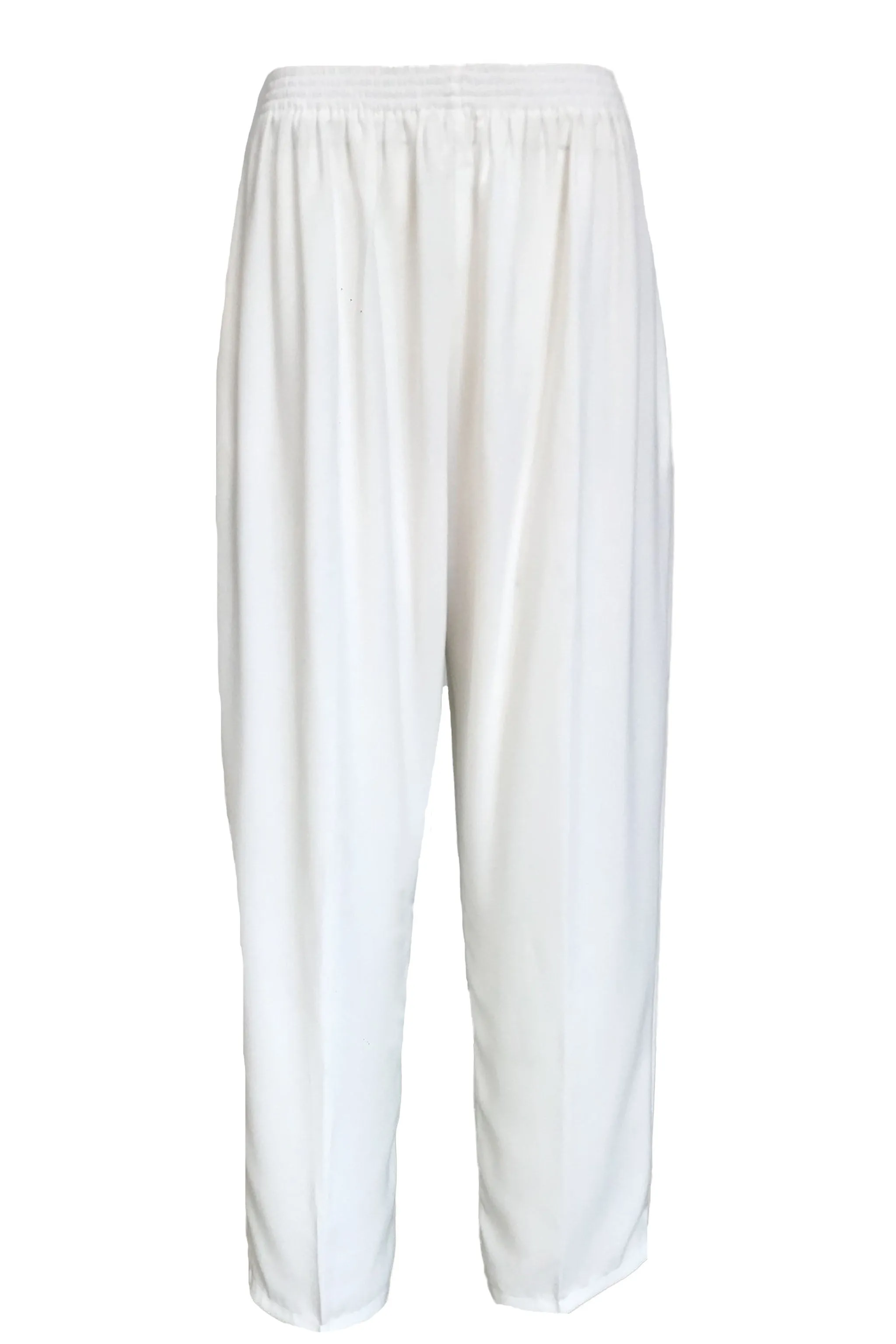 Rubber Waist Pant (Seluar Pinggang Bergetah) - White