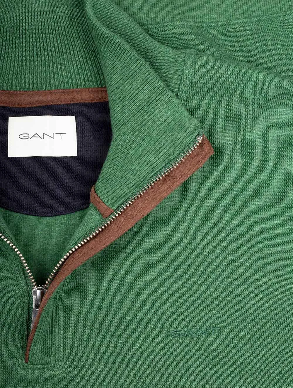 Sacker Half Zip Forest Green