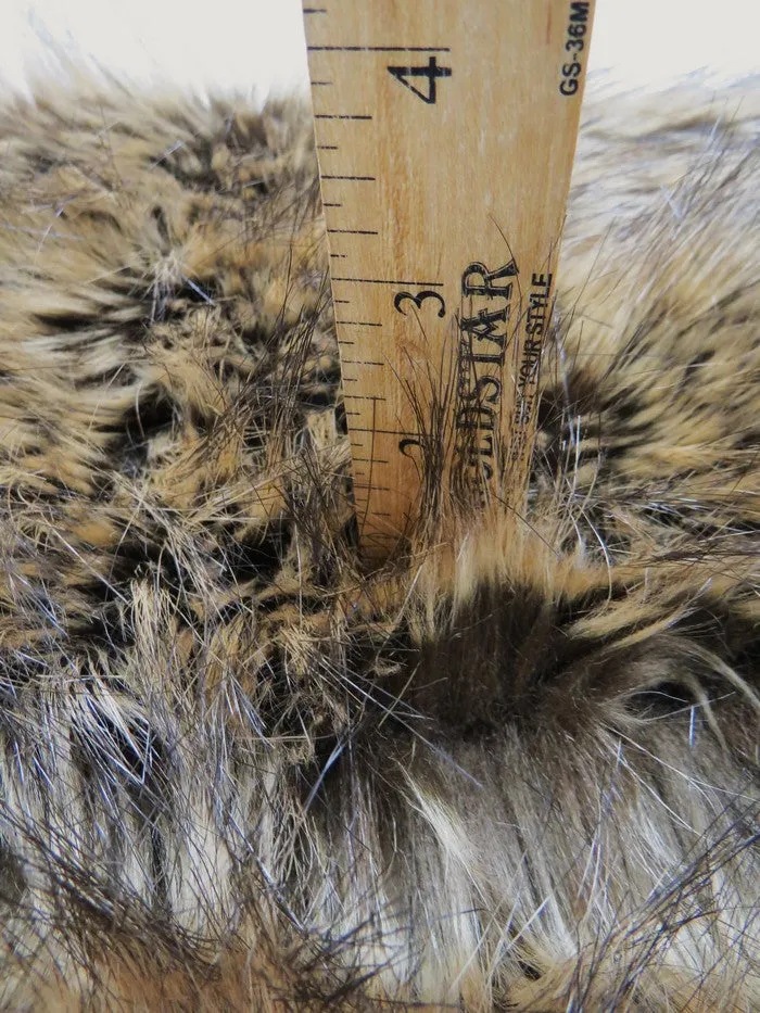 Sahara Fox Animal Short Pile Faux Fur / Sold By The Yard