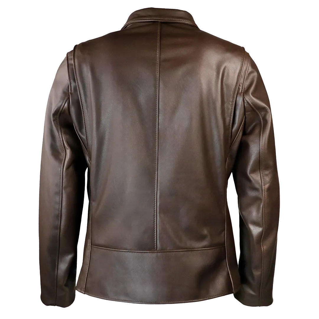 Schott NYC - Lightweight Cowhide Delivery Jacket - Brown