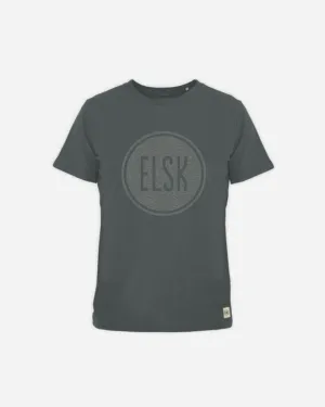 SEA LOGO ESSENTIAL BRUSHED MEN'S TEE - STONE GREEN