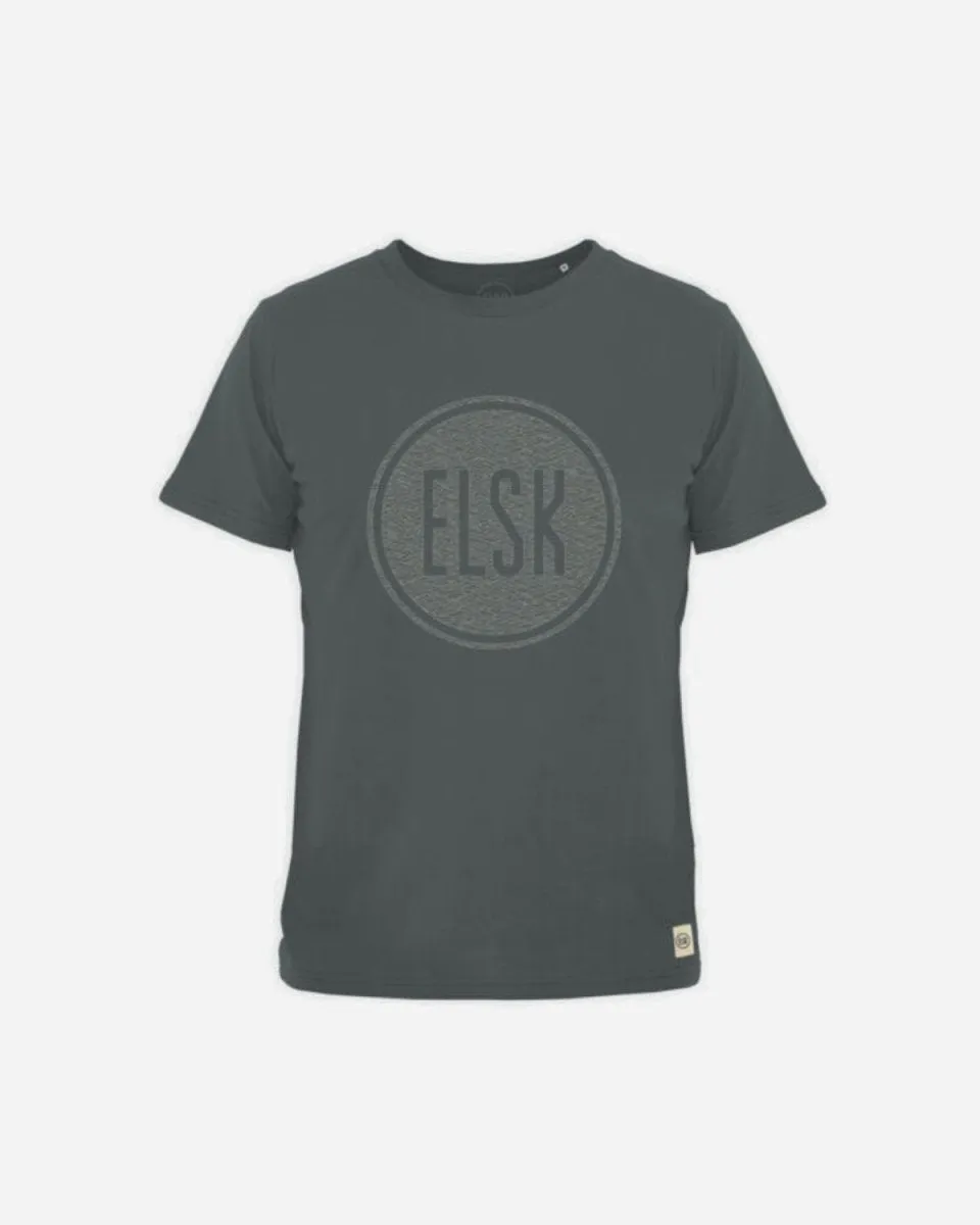 SEA LOGO ESSENTIAL BRUSHED MEN'S TEE - STONE GREEN