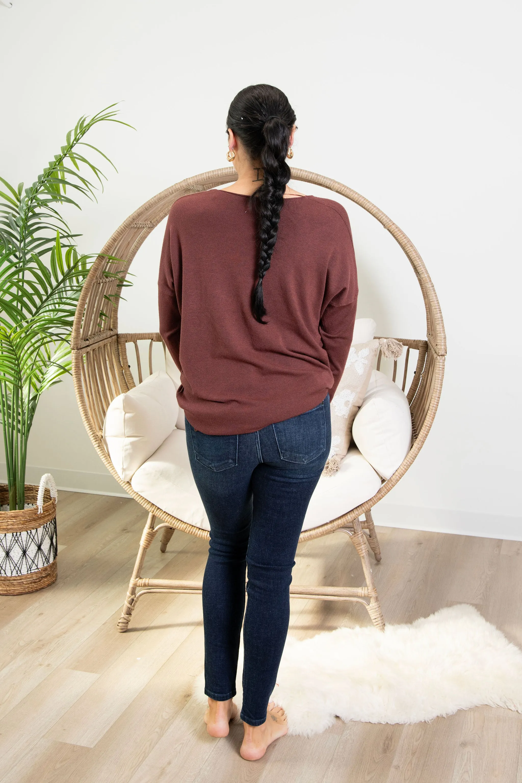 Sophie Softie Sweater - Bordeaux