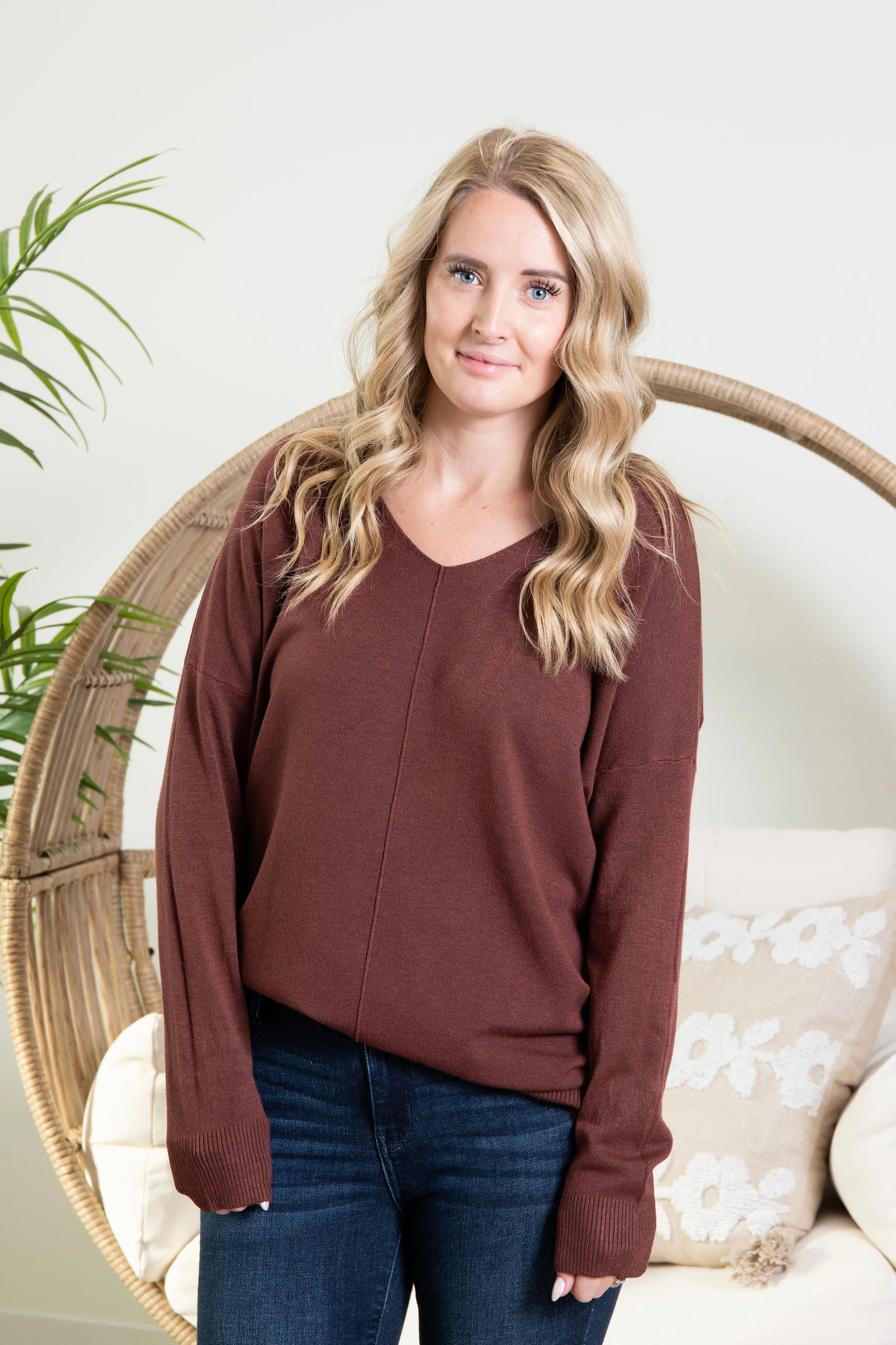 Sophie Softie Sweater - Bordeaux