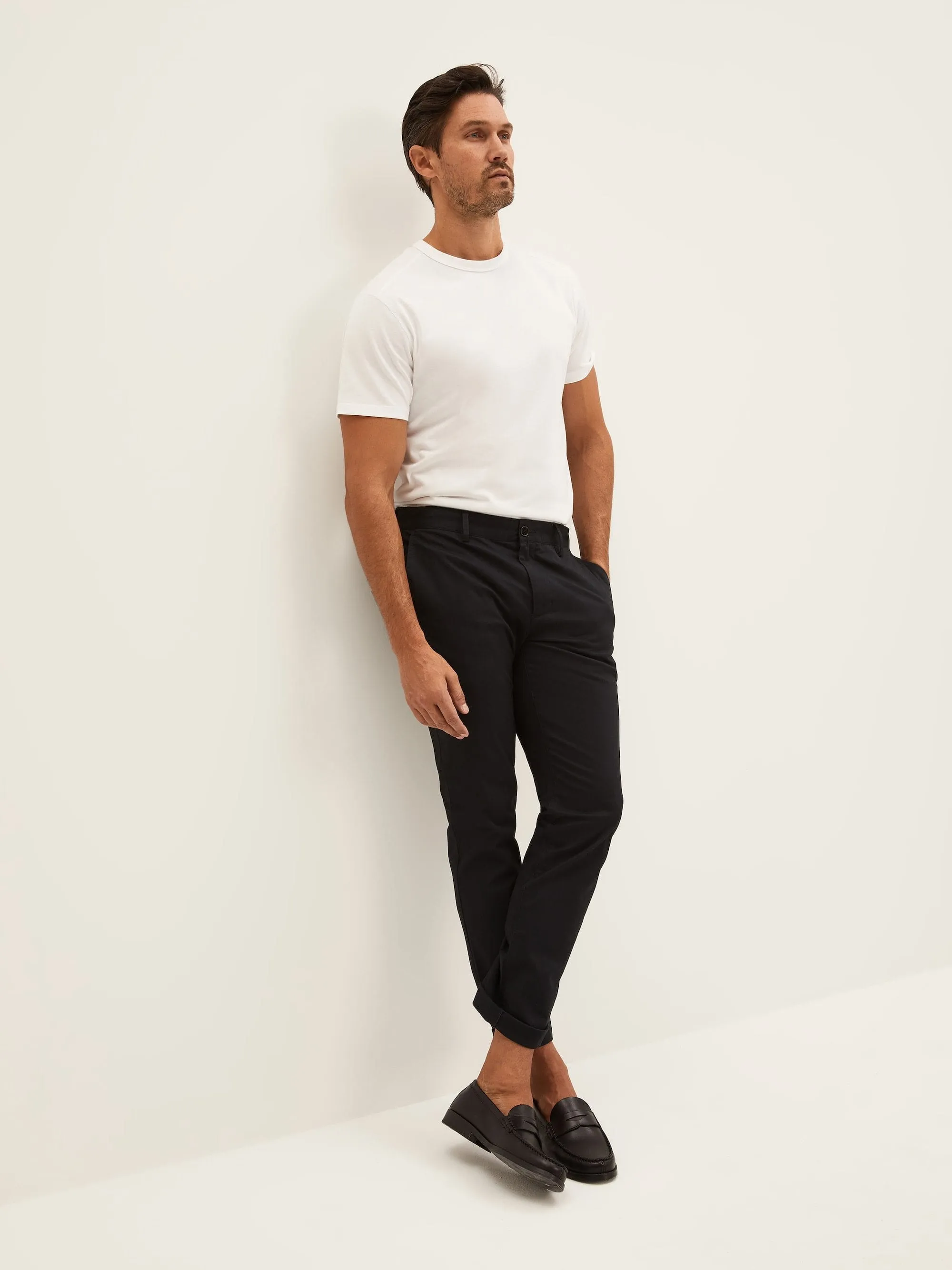 The Brunswick Slim Chino Pant in Deep Blue