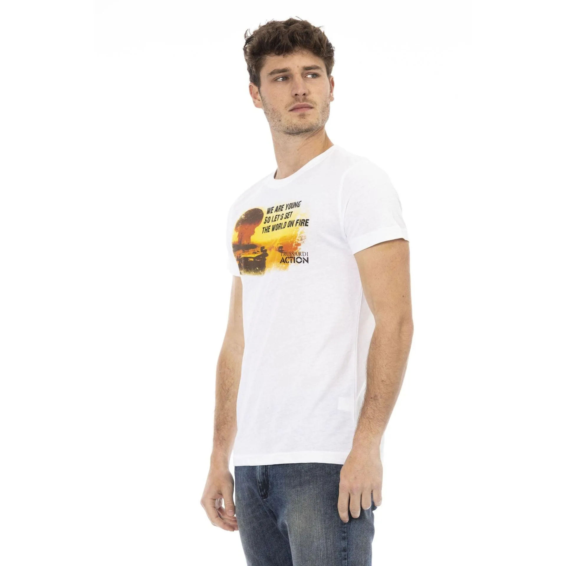 Trussardi Action Men T-shirts - White Brand T-shirts