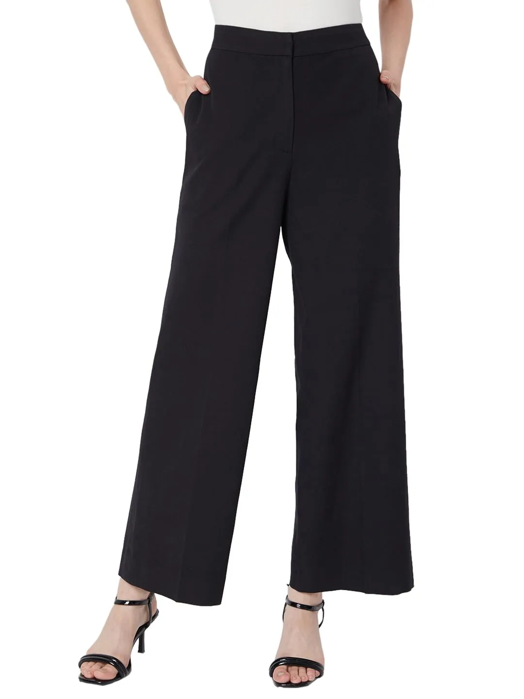 VERO MODA Women's Loose Pants (Black)