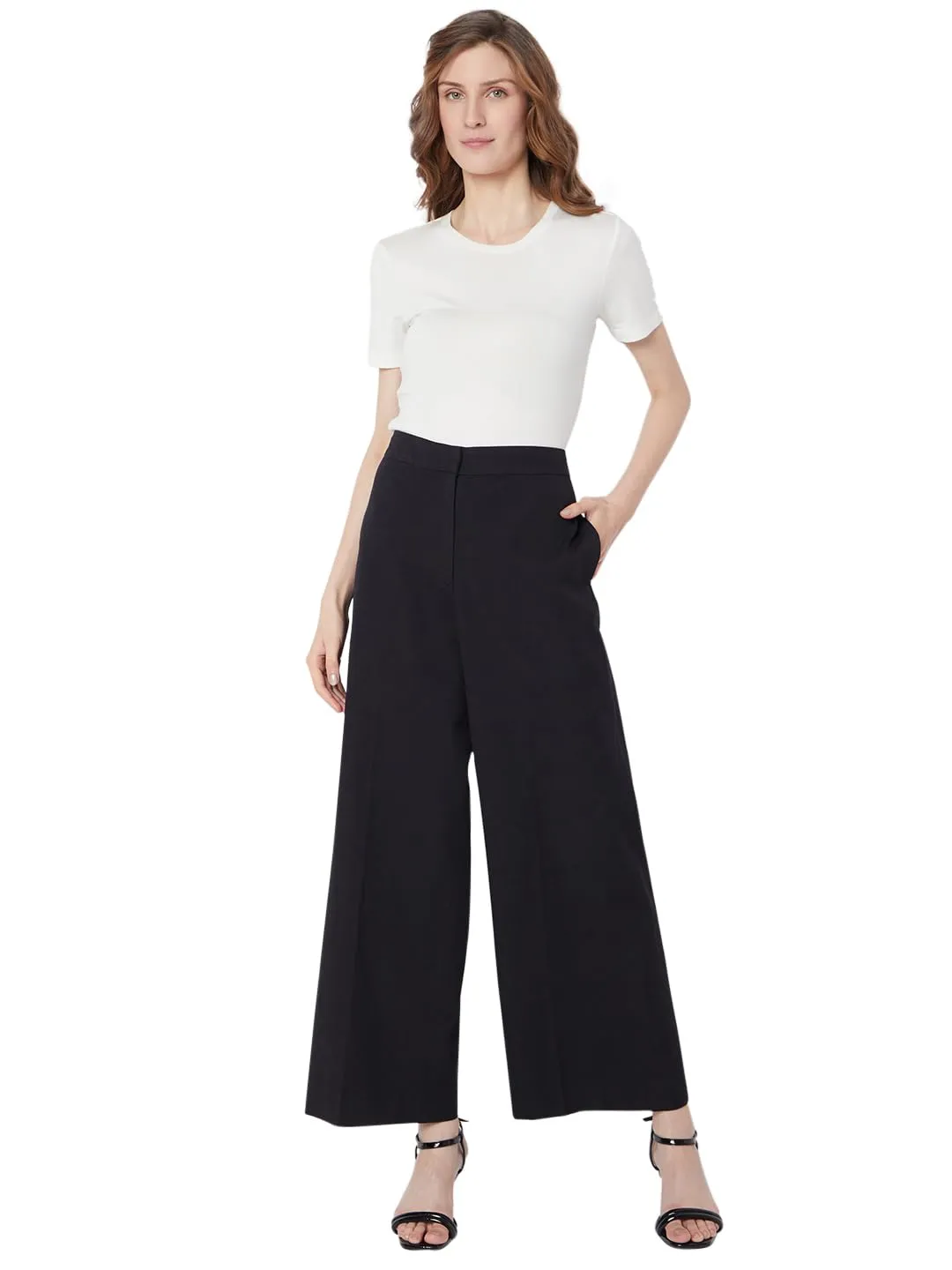 VERO MODA Women's Loose Pants (Black)